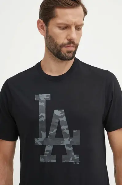 Bavlněné tričko 47 brand MLB Los Angeles Dodgers