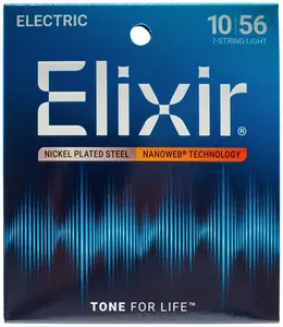 Elixir Nanoweb 7-String Light