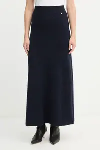 Sukně s příměsí vlny BOSS Orange C_Fici