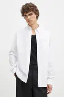 Bavlněná košile Filippa K bílá barva, slim, s límečkem button-down, 31255