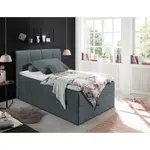 MID.YOU POSTEL BOXSPRING, 120/200 cm, antracitová