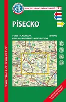 KČT 71 Písecko 1:50 000/turistická mapa