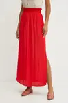 Sukně Morgan JWENDY.N červená barva, maxi, áčková, JWENDY.N