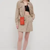 Sukně Samsoe Samsoe zelená barva, mini, jednoduchý
