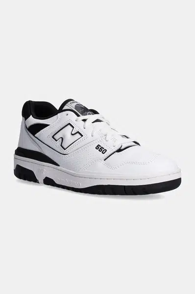 Kožené tenisky New Balance 550 bílá barva, BB550HA1