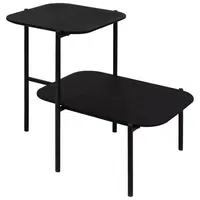 Lomoco KONFERENČNÍ STOLEK, černá, dřevo, kov, kompozitní dřevo, 62,4/38,2/52 cm