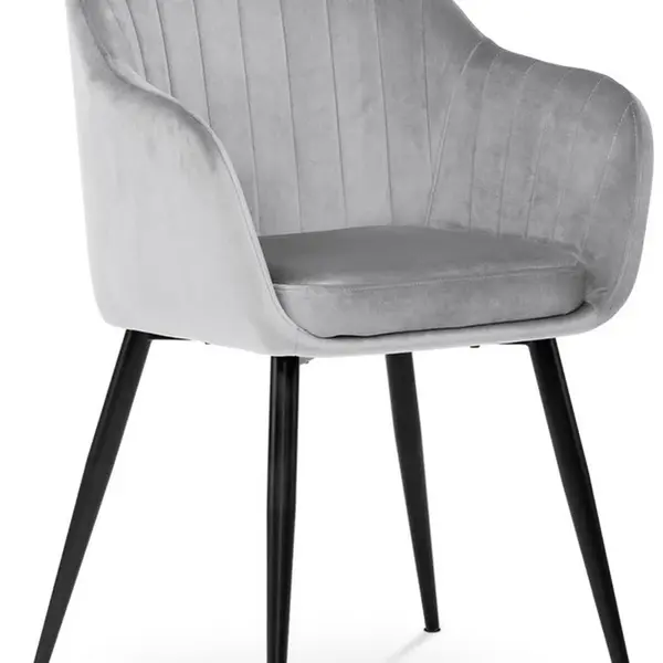 AUTRONIC jídelní židle PIKA SIL4 stříbrná