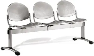 Lavice, multisedák OMP 501, RAL9006 šedá - 3 místná