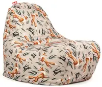 TULI sedací vak Relax, snímatelný potah - vzor Forest