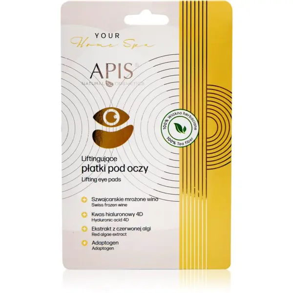 Apis Natural Cosmetics Home Spa oční maska s liftingovým efektem 1 pár