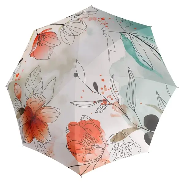 Dámsky dáždnik Doppler Carbonsteel Long AC Floral