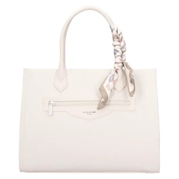 Dámská kabelka David Jones Ziola - krémová