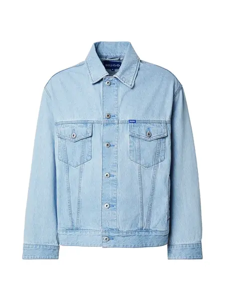 HUGO Prechodná bunda 'Kirkby'  svetlomodrá