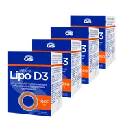 GS Vitamin Lipo D3 1000 IU, 4 × 60 kapslí