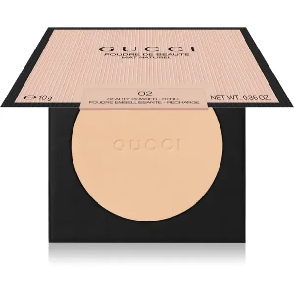 Gucci Gucci Beauty Poudre De Beauté Matte Powder matující pudr – náhradní náplň odstín 02 10 g