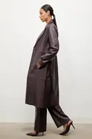 Kožený kabát Answear.LAB