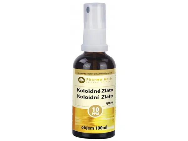 Pharma Activ Koloidné zlato 10ppm sprej 100 ml