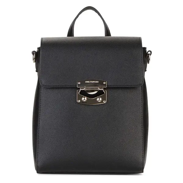 Elegantný dámsky batoh Emily & Noah Luca - čierna