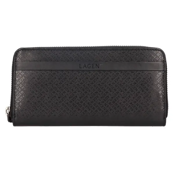 Dámská kožená peněženka Lagen Torbea - černá