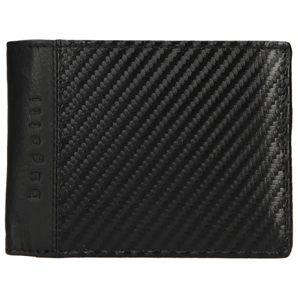 Pánská kožená peněženka Bugatti Trevis - černá