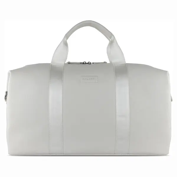 Kožená cestovná taška Bugatti Disse - biela