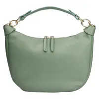 Dámska kožená kabelka Italia Enet - zelená