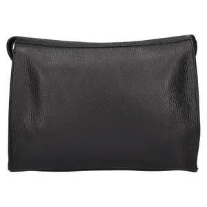 Dámska kožená crossbody kabelka Italia Gisell - čierna