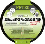 Montážní lepicí páska oboustranná, černá, 10m - Petec