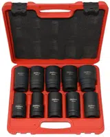 Genborx Průmyslové kované hlavice 1", 24 - 46 mm, sada 10 kusů