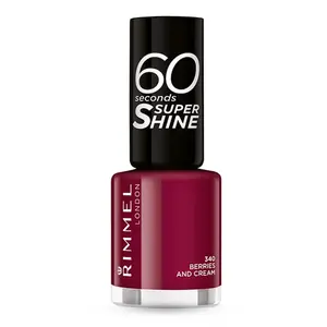 Rimmel Lak na nehty 60 Seconds Super Shine 8 ml 340 Berries And Cream