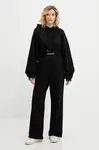 Bavlněná tepláková souprava Answear.LAB dámská, černá barva