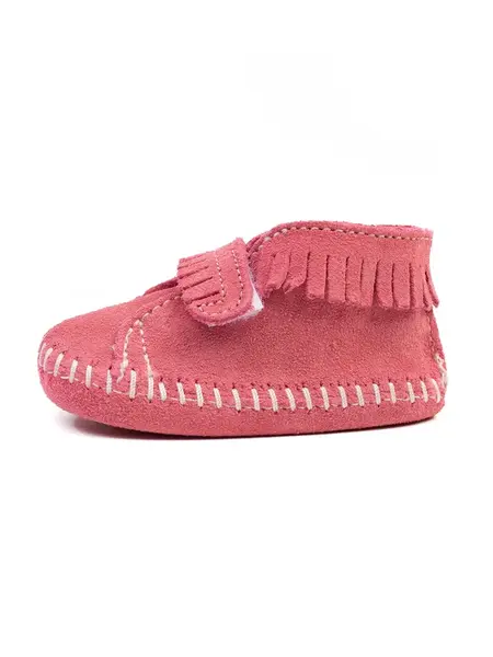 Minnetonka Čižmy 'Front Strap'  ružová