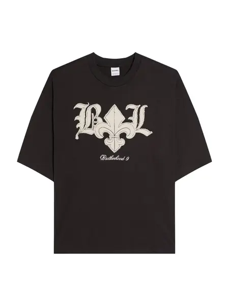 Bershka Tričko  nebielená / čierna