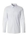 DAN FOX APPAREL Košeľa 'Amir'  modrosivá / biela