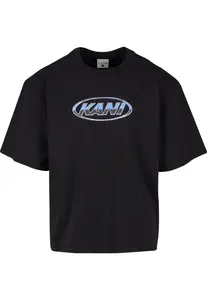Karl Kani Tričko  svetlomodrá / čierna