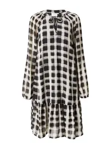 Kaffe Šaty 'Labbi'  čierna / biela