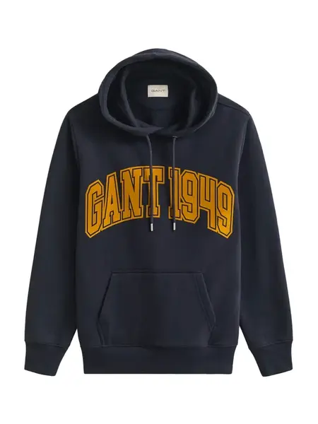 GANT Mikina  tmavomodrá / šafránová