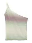 Pull&Bear Top  béžová / pastelovo zelená / fialová