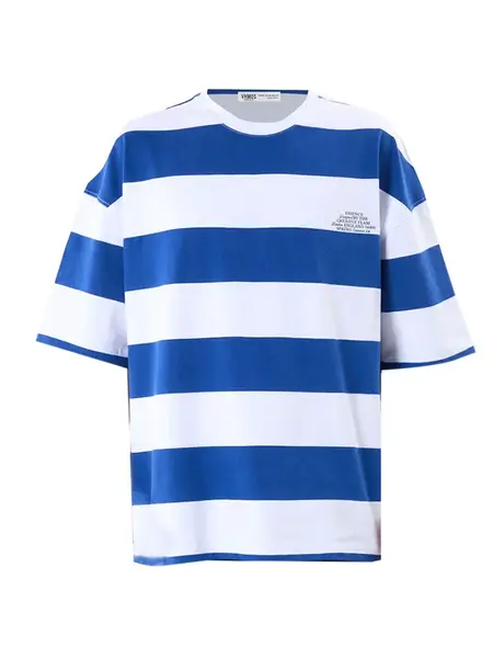 VAMOS CLO Tričko  modrá / biela