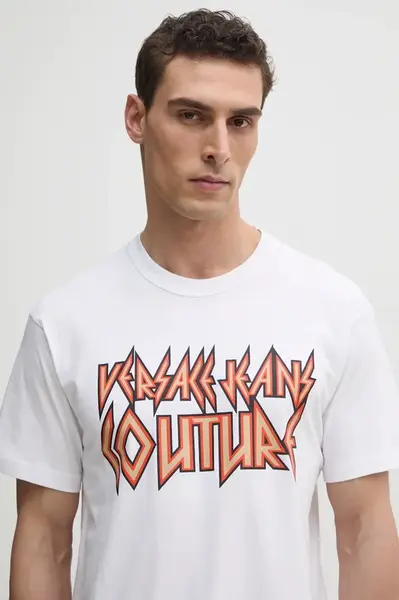 Bavlněné tričko Versace Jeans Couture