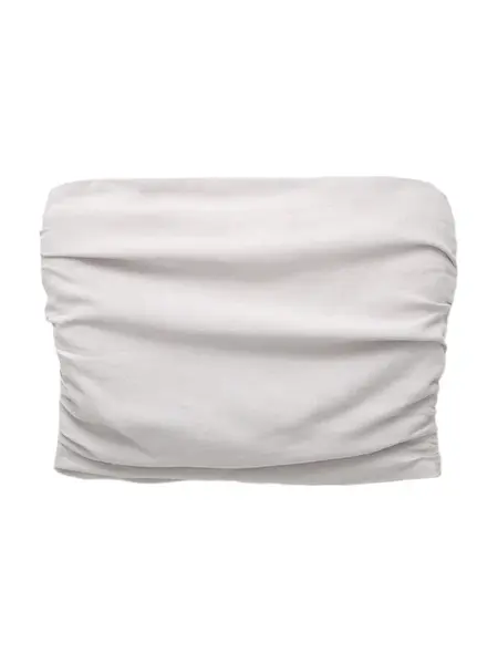 Pull&Bear Top  svetlosivá