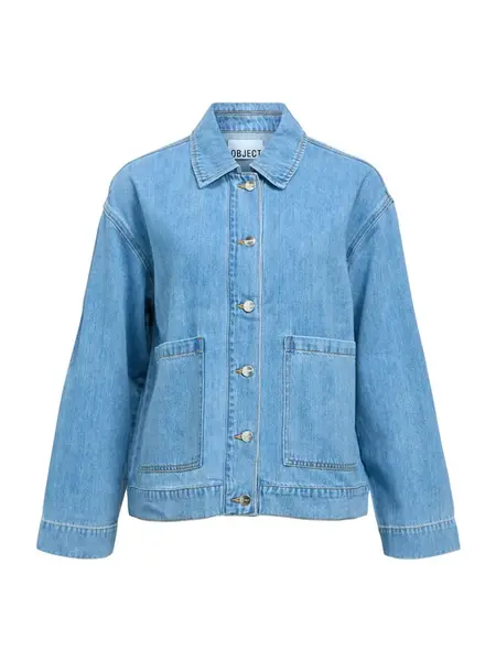 OBJECT Prechodná bunda 'OBJROSIE'  modrá denim