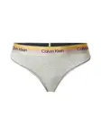 Calvin Klein Underwear Tangá  žltá / sivá melírovaná / svetlofialová / čierna
