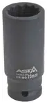 Hlavice nástrčná úderová 1/2" 27 mm, 12hranná, prodloužená 78 mm - ASTA Velikost: 23 mm