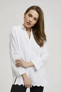 Marisse Women's Shirt L-Ko-4340 White