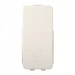 Bugatti Ultra Thin Flip Kožené Pouzdro White pro iPhone 5