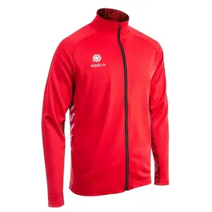 NIDELO TRAINING ZIP JACKET 3.0 NANTES Pánská tréninková mikina, červená, velikost
