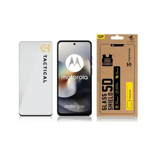 Tvrzené sklo Tactical Glass Shield 5D pro Motorola Moto G56, černá