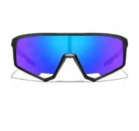 Sportovní sluneční brýle WAYE - 7 Black w Blue Multi lens Cat. 3