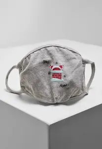 Šedá maska ​​na obličej s komínem